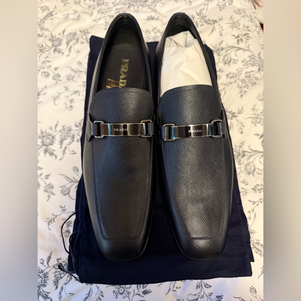 Prada Saffiano Loafers